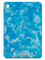 Mavi Yapraklı Doku Desenli PMMA Akrilik Plastik Plaka Ev Lambası Kapağı